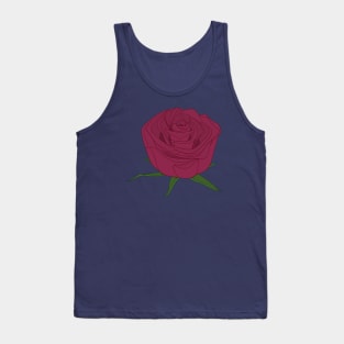 A Pink Rose Tank Top